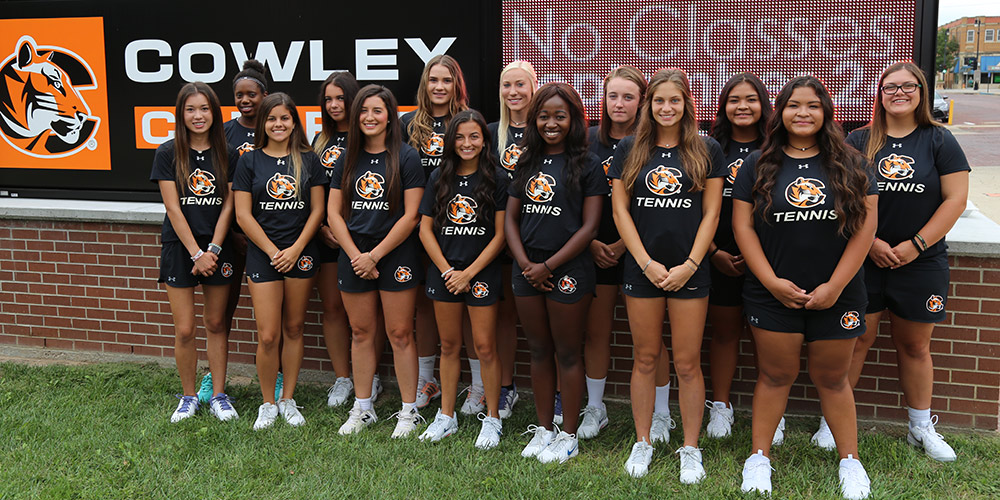 Équipe féminine de tennis de Cowley College, 2018–2019